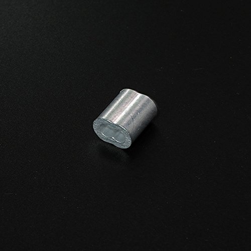 Алуминиумски ракав за крцкање на јамка за 5/64 жица со дијаметар и кабел, кабел,