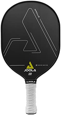 Joola radius pro pickleball лопатка со текстурирана површина на јаглерод - создава повеќе спин и максимална контрола - најголем