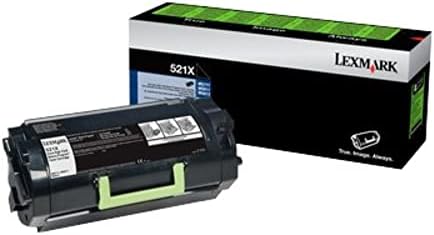Lexmark 52d1x00 Дополнителен тонер со висок принос, црна - во пакување на мало