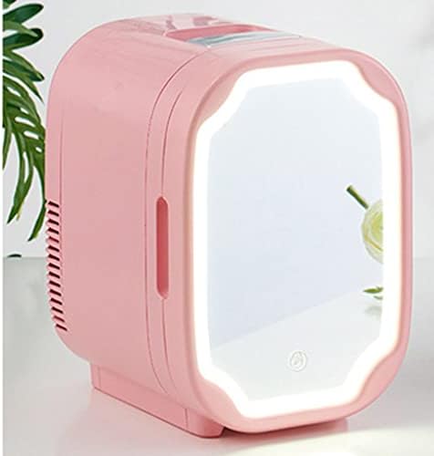 N/A Mini Frirgerator со LED светло козметички козметички ладилници шминка за домашна канцеларија и преносен автомобил Fridg