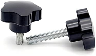 Завртки за палецот за прицврстување на копчињата за завртки за завртки starвездени копчиња M4 x 10mm бакелит пентагонална слива во облик на