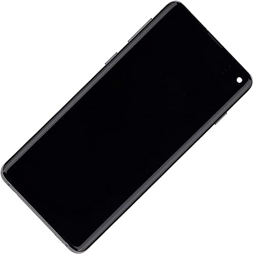[Зелена Рамка] Оригинален Амолед За SAMSUNG Galaxy S10 LCD Дисплеј СО РАМКА SM-G973U SM-G973W 6.1 Инчен Лцд Екран Замена Делови