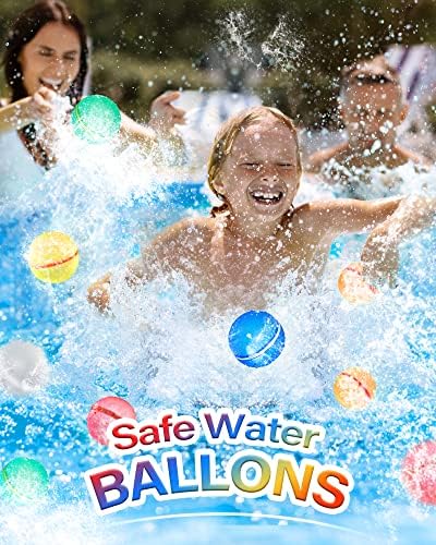 Софицидни балони со вода за еднократно користење, летни топки за вода за момчиња и девојчиња, лесни за пополнување, забава за деца на возраст од 3-12 години, играчки з?