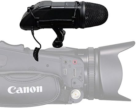 Дигитален NC професионален микрофон компатибилен со Panasonic Lumix DMC -FZ2500 со мртва мафта за ветерни мачки - вклучува заграда