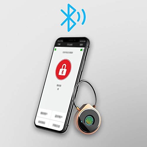 ZyzMH USB за полнење паметен Bluetooth Заклучување на отпечатоци против кражба против кражба безбедносен багаж за багаж за багаж