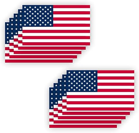 Налепници За Американски Знамиња ИГНИКСИЈА, Налепници за Автомобили Со Знаме на САД 5х3 Инчи Налепница За Американско Знаме Поддржуваат