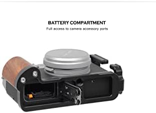 LEOFOTO LPF-X100V-US Едно парче плоча L-заграда за Fujifilm X100V камера ARCA компатибилен