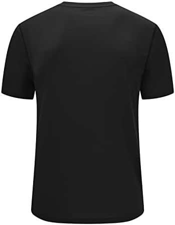 Ysento машки голф поло маици со кратки ракави екипаж upf 50+ влага за губење брзо суво трчање кошули