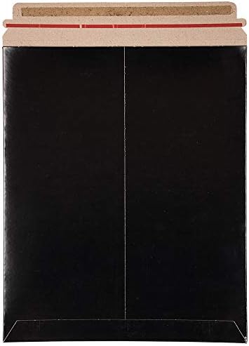 Џем Хартија Остане-Рамен Фото Мејлер Коверти со Кора &засилувач; Затворање Печат-11 х 13 1/2-Црна-Продаваат Поединечно