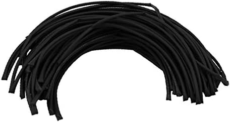 К-гасови со топлинска цевка, кабел за кабел за кабел од 50 метри долга 5,5 мм внатрешна диа црна (маникото по кавво avvolgicavo Termorestringile