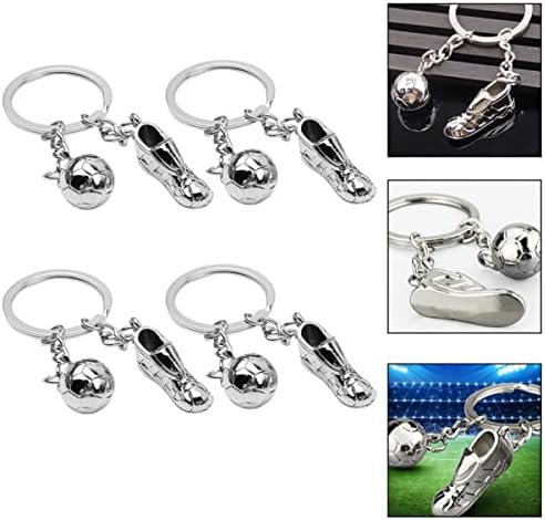 CLISPEED Car Decor Car Decor Backpack Keychain 6Pcs Cute Soccer Soccer Keychains Soccer Keychain Football Keychain Keychain Soccrer Car Decor