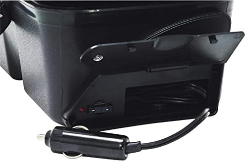 RoadPro RPSC-197 12 Волт Електричен приклучок во преносен автомобил возило за ручек шпорет печка за готвење и затоплување, црно