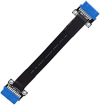 Конектори Внатрешен USB 3.0 19P/20P сигнал SWAP TX до RX адаптер рамен кабел за продолжување на лентата за USB3.0 компјутерски конектор за матична