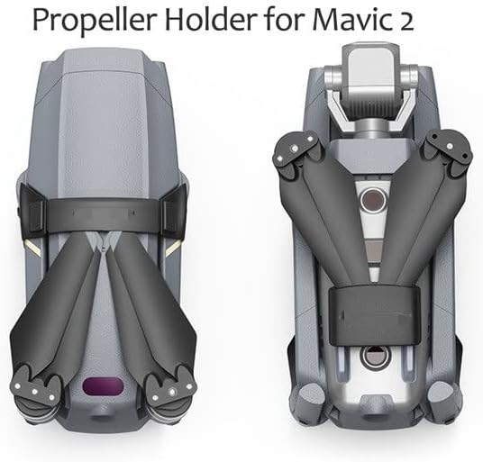 Блесок-Трон [Додатоци за дронови] Додатоци за беспилотни летала за DJI Mavic 2 држач на држачот на пропелерот, фиксиран заштитен заштитник