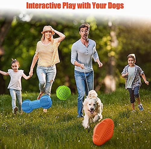 Играчки ЗА Џвакање Кучиња ЛУКИТО 3 Пакет, Играчки За Кучиња За Агресивни Џвакачи Голема Раса, Мултифункционално Чистење На Забите И Масажа На