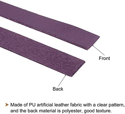 Патикил Фаукс кожен кабел велур кабел 1см/0,4 кожен конец кадифе 100 см/3.28 метри за нараквица, ѓердан, монистра, занаетчиски занает, темно виолетова, пакет од 2