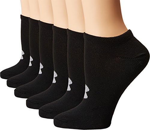 Под оклопните женски суштински без шоу чорапи, 6-пара, црни/антрацит/црни, средни