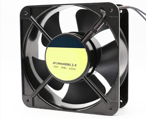 За JF18060HBL2-F 220V 0.23A 180X180X60MM 2-жичен вентилатор за ладење