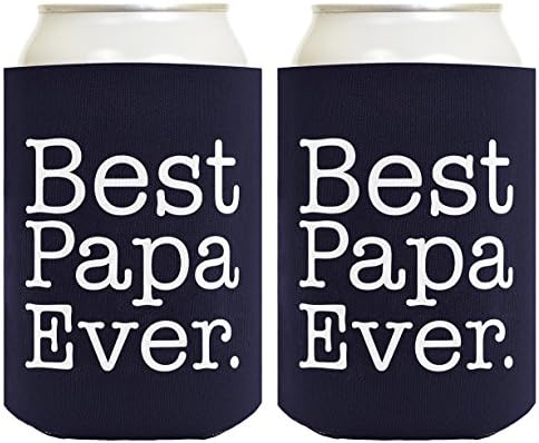 Смешни Пиво Кули Најдобар Татко Некогаш Дедо Подарок 2 Пакет Може Ладилници Пијат Ладилници Морнарица