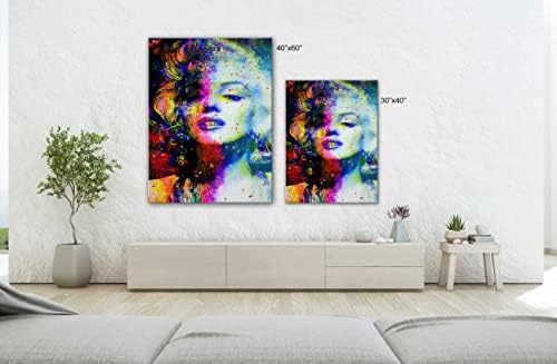 Духовни рај - Мерилин Монро Wallидна уметност платно и постер, врамен wallиден декор