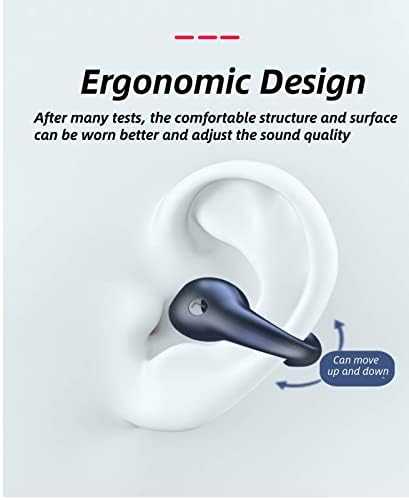 2023 Нови Слушалки За Ушни Клипови, Безжични Bluetooth 5.3 Слушалки За Спроводливост На Коските,Мини Отворени Спортски Слушалки За Уво СО LED Дисплеј, Поништување На Бучава,