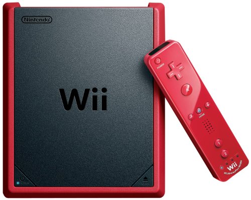 Nintendo Wii Mini конзола со Mario Kart Wii Game - Red