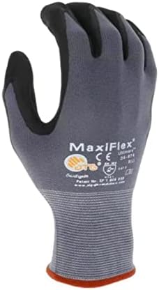 Максифлекс АТГ 34-874 нараквици нитрил микро-пена зафат на палми и прсти-Одлична отпорност на зафат и абразија