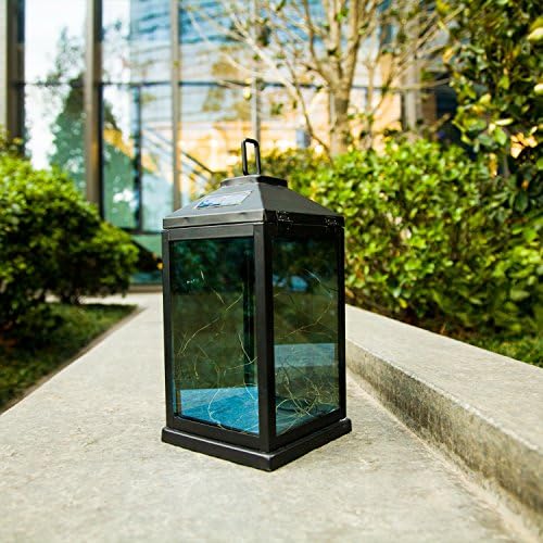 Светла светла на соларни фенери метал сончање со 30 топли бели LED диоди самовила светла на отворено декоративна табела за ламба