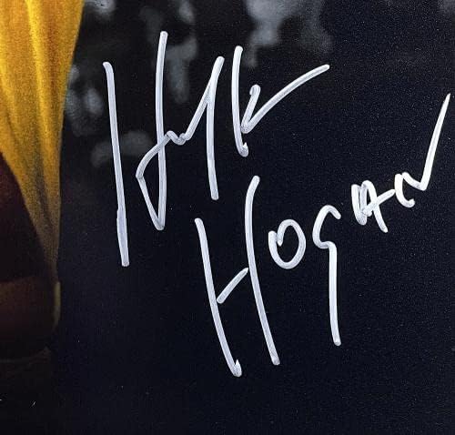 Хулк Хоган потпиша 16x20 WWE кошула рипување борење фотографија JSA - Автограмирани фотографии во борење
