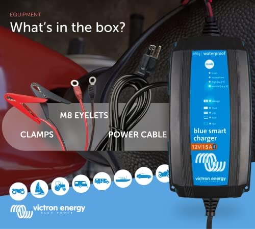 Victron Energy Blue Smart IP65 12-Volt 15 Amp Battery Charger