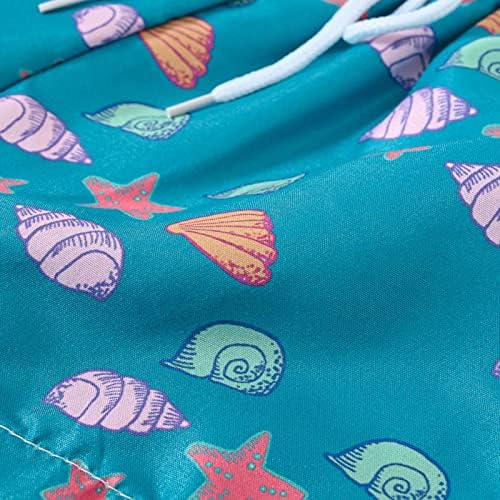 Дете летни момчиња за пливање во мода од одморалиште, печатено панталони за плажа Брзина суви панталони за новороденче за капење