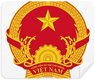 Виетнам Азија Национален Амблем Чистење Крпа За Чистење На Екранот 2 парчиња Велур Ткаенина
