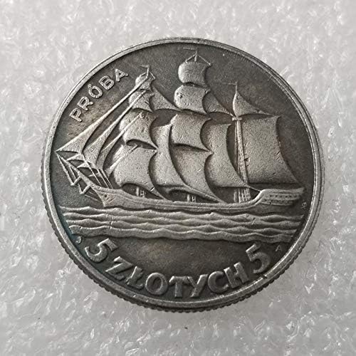 СМИКФДН комеморативни монети антички занаети Полска 1936-месинг сребрена стари сребрени рунда монети