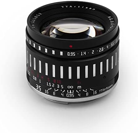 TTArtisan 35mm F0. 95 APS - C Голема Решетка Прирачник Фокус Огледало Камери Објектив За E Монтирање Компатибилен Со A5000, А6000,А6100,А6300,А6500,А6600,