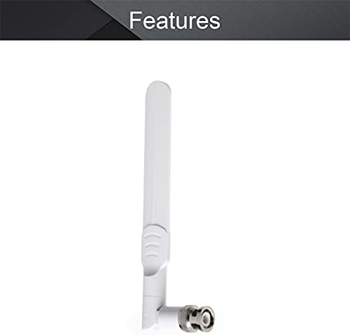 Bettomshin, WiFi BNC машки 8dB 160mm, 2,4GHz 5GHz за засилувач на рутерот WiFi со Bluetooth/Zigbee 1pc