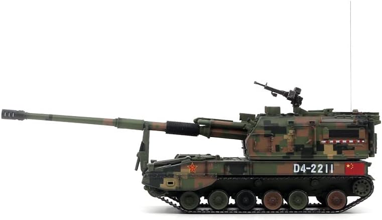 За Unistar Кинески PLZ-05 само-погон артилериски џунгла дигитален тип 05 howitzer со случаен бр. 1/72 резервоар претходно изграден модел