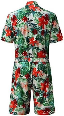 Менс хавајски сетови мажи летни модни спојки за рекреација не се наоѓа во дигитална печатење на плажа