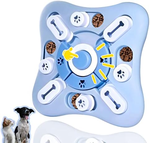 Фулут играчки за загатки за кучиња, интерактивни играчки за кучиња за здодевност и стимулирање, фидер за загатки за храна за кучиња за забавно бавно хранење за кутр