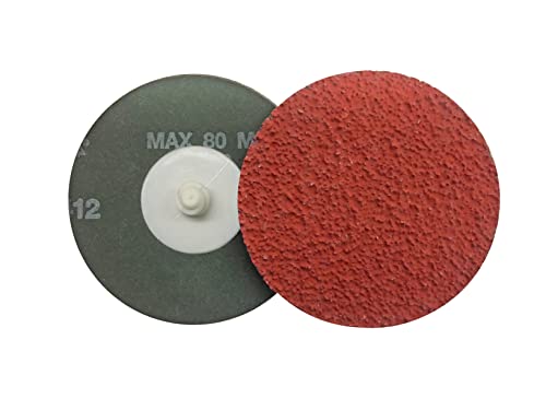 VSM керамички плус диск за брзо промена, 3 , 36 гриц, тип Р, поддршка од полиестер отпорен на солза, груба оценка, пакет од 25 трајни абразивни