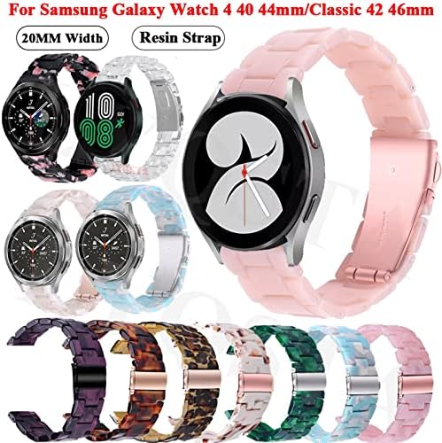 НЕЈЕНС Оригинална Смола Бенд За Samsung Galaxy Watch 4 Класичен 46 42mm Ремен За Рачен Зглоб Галакси Watch4 44 40mm Паметен Часовник