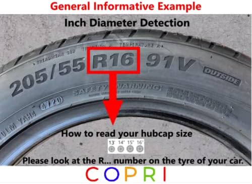 Копри комплет од 4 покривка од 4 тркала од 13 инчи црно-сини Hubcap Snap-on одговара на Kia