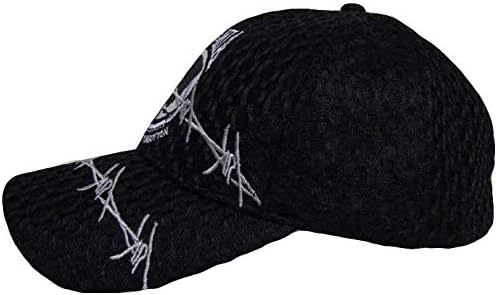 Powmia Pow Mia Mesh Style Barbide Wire никогаш не заборавена бејзбол извезена капа капа црна
