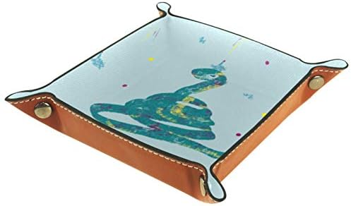 Lyetny Змија Застане Кутија За Складирање Држач За Бонбони Сарафани Десктоп Организатор За Складирање Погодно За Патување, 16x16cm