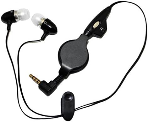 Слушалки Што се повлекуваат Жични Слушалки Слушалки За Микрофон Без Раце 3,5 мм Слушалки Компатибилни Со LG G Pad X8. 3-G7 ThinQ-G8 ThinQ-G8X