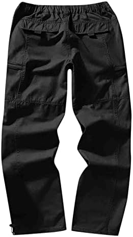 Карго панталони мажи опуштени вклопени машки обични мулти џеб џебови џебови мажи товарни панталони на отворено панталони товарни панталони