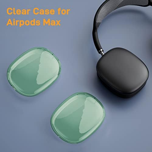 Валкит Компатибилен Со Капакот На Куќиштето Airpods Max, Јасни Меки Tpu Заштитни Слушалки За Покривање Слушалки Отпорни На Удари