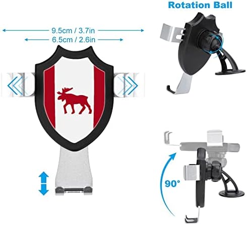 Канада лос знамето на автомобилот држач за монтирање Универзален мобилен телефон за вентилатор за штанд на шофершајбната на контролната