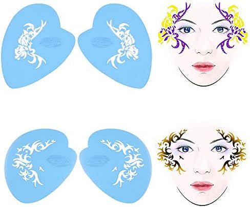 Налепници за матрици на боја на лице, 7 стилови што можат да се користат за време