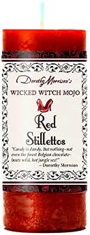 Злобна вештерка Мојо Црвена стилета свеќа од Дороти Морион