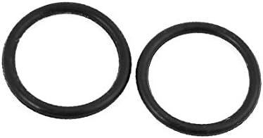 X-gree 10pcs 20mm x 1,9 mm гума о-прстени nbr отпорни на топлина запечатување прстен Громти црна (10 piezas 20mm x 1,9mm juntas